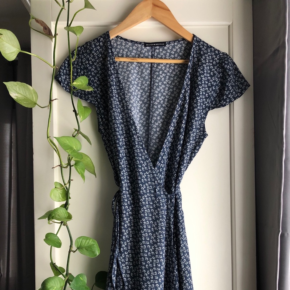 Floral Blue Dress
